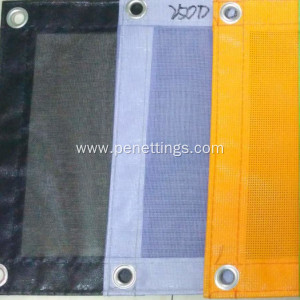 PVC coated Polyester safety mesh sheet